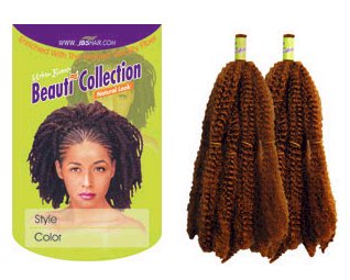 Hairz Online Syn Afro Kinky Bulk 24
